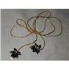 Image 1 : Estate 14K YG Gold Leaf  Wrap Around Necklace #1906318