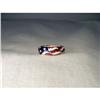 Image 1 : 18K WG Hidalgo Diamond American Flag Band Ring #1906359