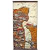 Image 1 : THE WORLDS CSATA ART LEATHER SILK WALL TAPESTRY#1916269