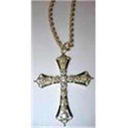 Incrediable Diamond Cross Pendent Necklace~4.03#1916803