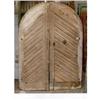 Image 1 : Pair of Arched Antique Farm Doors from France #1917228