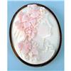 Image 1 : EXQUISITE ANGEL SKIN CORAL CAMEO GOLD FRAME #1934710