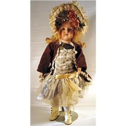 KESTNER 196 DIMPLED BISQUE GERMAN DOLL #1934723