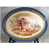 Image 1 : LARGE SEVRES STYLE PLATTER HAND PAINTED ARTIST #1934730