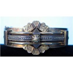 FINE VICTORIAN 14K GOLD BANGLE BRACELET #1934740