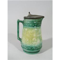 Majolica Syrup Pitcher, Victorian #1934755