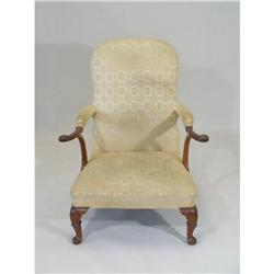 George II Style Open Arm Chair #1934762