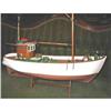 Image 1 : Vintage GINA 2 Ship Fishing Trawler Model #1935047