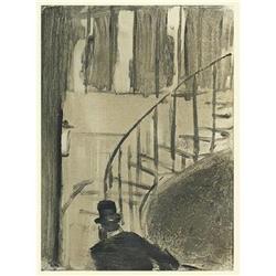 Edgar Degas Etching, watermarks  BFK #1935064