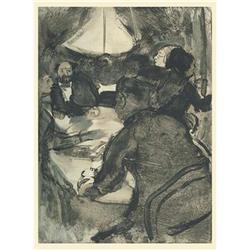 Degas Original 1st Edition Etching, #1935071