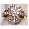 Image 1 : Vintage Deco 26 Diamond 14kt  GOLD RING  #1935114