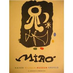 Joan Miro Vintage Poster 1954!  #1935122