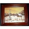 Image 1 : Roslyn Oil Painting Landscape Winter  #1935185
