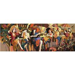 Isaac Maimon, Cafe Panorama  Serigraph #1935232