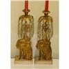 Image 1 : Elizabethan Dore Bronze Candle Sticks Holders #1935276