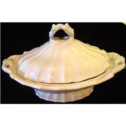 Antique Wedgwood Ironstone Covered Dish #1935288