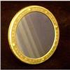 Image 1 : Antique Round Brass Picture Frame #1935292