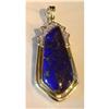 Image 1 : Diamond & Lapis Lazuli Pendant #1935299