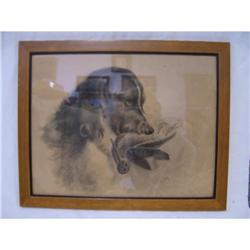 Alta Breed Hubbell Dog painting #1935340