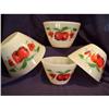 Image 1 : Fire King Apples Cherries Splash Proof Bowls #1942156