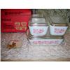 Image 1 : Pyrex Pink Refrigerator Set in Original Box #1942176