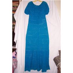 Vintage Hand Crochet  Dress #1942218