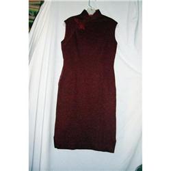 Vintage Chinese Wool Cheomsung Dress #1942220