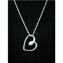 Handmade Heart Sterling Silver Pendant #1942306