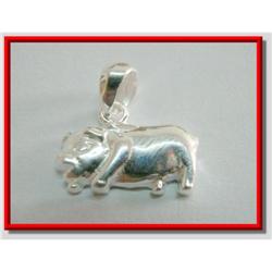 Pig Lovers Necklace Sterling Silver Pendant #1942410