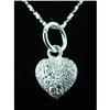 Image 1 : Designer Style Heart Sterling Silver Pendant #1942416