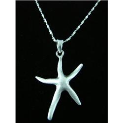 Starfish Necklace Sterling Silver Pendant #1942430