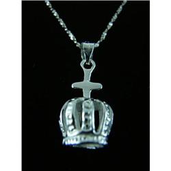 Crown Royalty Sterling Silver Pendant #1942447