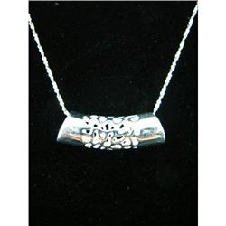 Solid Slide Sterling Silver Pendant #1942448
