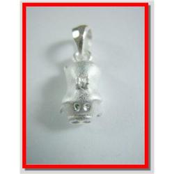 Piggy Sterling Silver Pendant #1942453