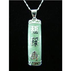 Health, Happiness, Life Sterling Silver Pendant#1942459