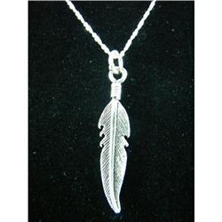 Feather Sterling Silver Pendant #1942515