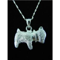 Dog Lovers Necklace Sterling Silver Pendant #1942517