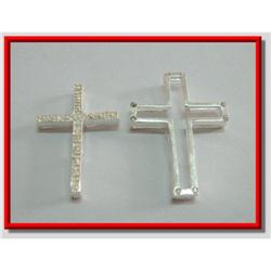 His/Hers Cross Sterling Silver Pendant #1942555