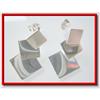 Image 1 : Cascading Squares Sterling Silver Earrings #1942606