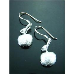 Cherry Dangle Sterling Silver Earrings #1942679