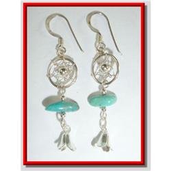 Dream Catcher Sterling Silver Earrings #1942694