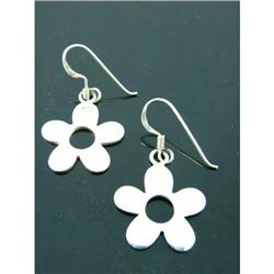 Daisy Dangle Sterling Silver Earrings #1942718