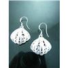 Image 1 : Sea Shell Dangle Sterling Silver Earrings #1942730