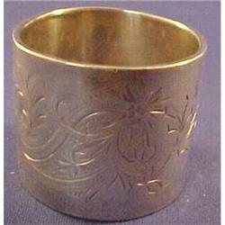 Ornate Gorham Victorian Sterling  Napkin Ring  #1942753