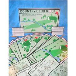 Country Club Golf Golfing Board Game COMPLETE #1943115