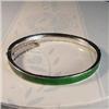 Image 1 : Sterling Silver and Guilloche Enamel Bracelet. #1943213