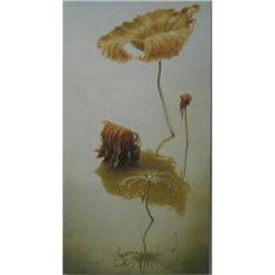 still life, original oil painting, Lotus on #1943219