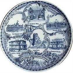 1910 Dawson Springs KENTUCKY Souvenir Plate #1943233