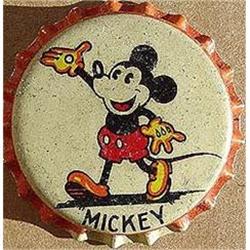 Rare 1930s MICKEY MOUSE SODA BOTTLE CAP  #1943238