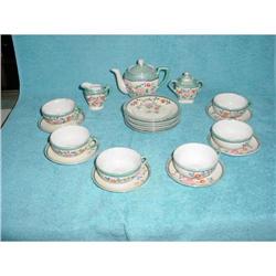 Childs Vintage Lusterware Toy China Tea Set #1943366